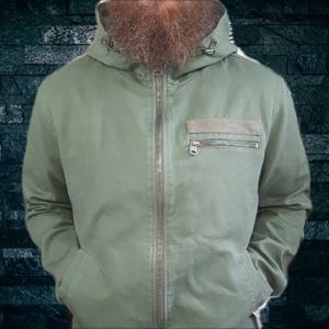 levi's canvas hooded jacket